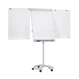   Flipchart tábla mobil 67x95cm, mágneses, 2 db segédkarral, 5 görgős Proline Franken