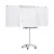 Flipchart tábla mobil 67x95cm, mágneses, 2 db segédkarral, 5 görgős Proline  FC81 Franken