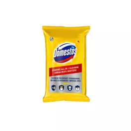  Nedves törlőkendő fertőtlenítő hatással 60 lap/csomag Domestos citrom