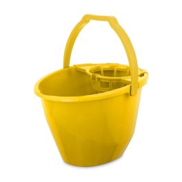   Felmosó vödör 11 literes ovális csavaró kosárral sárga Bonus_B105