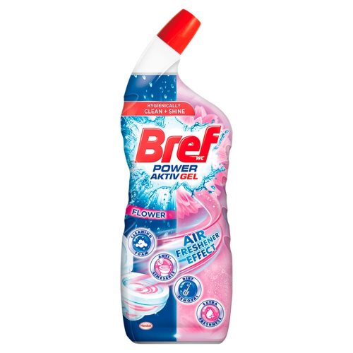 WC tisztító gél 700 ml Power Aktiv Bref Floral