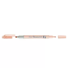   Szövegkiemelő kétvégű 1/3,5mm, vágott és kúphegyű, Pentel pasztell narancssárga