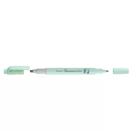   Szövegkiemelő kétvégű 1/3,5mm, vágott és kúphegyű, Pentel pasztell zöld