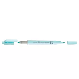   Szövegkiemelő kétvégű 1/3,5mm, vágott és kúphegyű, Pentel pasztell kék