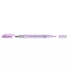   Szövegkiemelő kétvégű 1/3,5mm, vágott és kúphegyű, Pentel pasztell lila