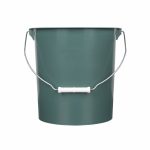 Vödör 10 literes műanyag fedél nélkül fém füllel újrahasznosított