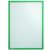 Infókeret A4, mágneses Franken zöld