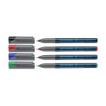 Alkoholos marker OHP 0,4mm tűhegyű Schneider Maxx 220 S 4 klf. szín