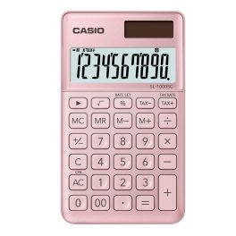  Zsebszámológép 10 digit Casio SL 1000 világos rózsaszín