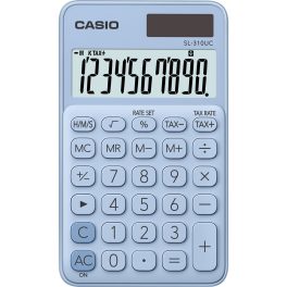 Zsebszámológép 10 digit Casio SL 310 világoskék