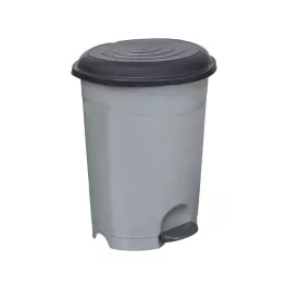 Szemetes kuka pedálos műanyag 12 literes szürke UP126P