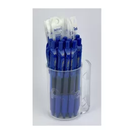   Írószertartó pohár 12db BL107CX toll+12db LR7CX tollbetét Pentel