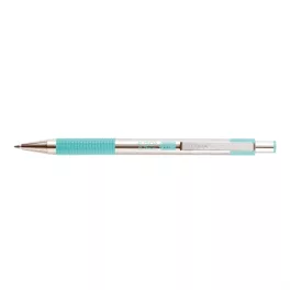   Golyóstoll 0,7mm, pasztell zöld test, Zebra F-301, írásszín kék