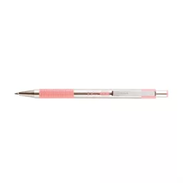   Golyóstoll 0,7mm, pasztell rózsaszín test, Zebra F-301, írásszín kék