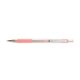 Golyóstoll 0,7mm, pasztell rózsaszín test, Zebra F-301, írásszín kék