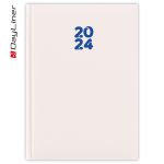 Határidőnapló Pannon A5 napi fehér lapokkal Fehér Dayliner 2024.