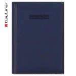 Határidőnapló Sherwood A5 napi krémszínű lapokkal Kék Dayliner 2024.