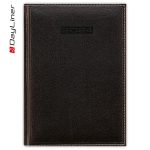 Határidőnapló Sherwood B5 heti krémszínű lapokkal Fekete Dayliner 2024.