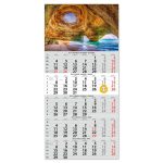 Speditőr naptár3 tömb 5 hónap 300 x 480 mm Hangulat Dayliner 2024.