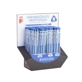   Grafitceruza HB,B,2B, háromszögletű 184db/display Ico Signetta