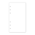 Gyűrűs kalendárium utántöltő csomag  2/410 fehér papíros üres jegyzet M mérethez Realsystem