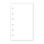 Gyűrűs kalendárium utántöltő csomag  3/410 fehér papíros üres jegyzet S mérethez Realsystem