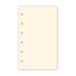 Gyűrűs kalendárium utántöltő csomag  3/510 sárga papíros üres jegyzet S mérethez Realsystem