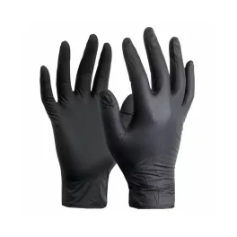   Gumikesztyű nitril púdermentes XL 100 db/doboz fekete_Guarder®