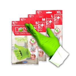 Gumikesztyű L háztartási Bonus+Komfort zöld_B971