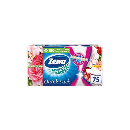 Háztartási papírtörlő 2 rétegű 75 lap/doboz Wish&Weg Zewa
