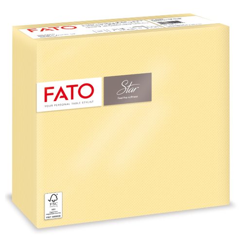 Szalvéta 2 rétegű 38 x 38 cm 40 lap/cs Fato Star pezsgő_82990100