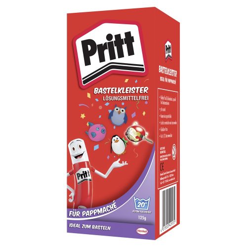 Ragasztó papír és háztartási por alapú 125 g Papírmasé Pritt