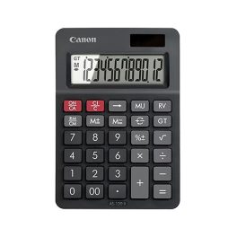   Számológép asztali 12 számjegy, döntött kijelző, Canon, AS-120 II