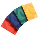 Beírókönyv A5, 96lap, keményfedeles egyszínű Lipa Mill vonalas