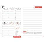 Tanítói zsebkönyv A5, műbőr 145mmx205mm, fehér lapokkal púder 2026/2027 Realsystem