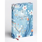 Tanítói zsebkönyv A5, műbőr 145mmx205mm, fehér lapokkal szirmok 2025/2026 Realsystem