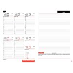 Tanítói zsebkönyv A5, műbőr 145mmx205mm, fehér lapokkal pitypang 2025/2026 Realsystem