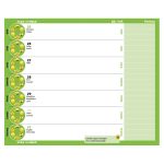 Diák zsebkönyv 125mmx205mm, fehér lapokkal 2025/2026 mackó Realsystem