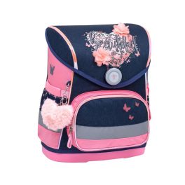   Iskolatáska ergonómiai, lányos, Compact, 405-41/AG, Belmil, Beautiful Flowers