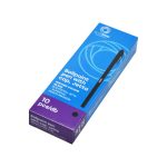 Golyóstoll 0,7mm eldobható, hatszögletű test kupakos Bluering Jetta, írásszín fekete