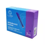 Táblamarker 3mm, kerek, cserélhető betétes, Bluering kék