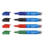 Táblamarker 3mm, kerek, cserélhető betétes, Bluering piros