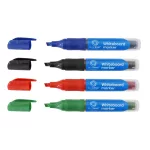 Táblamarker 2,2-5,2mm, vágott hegyű, cserélhető betétes, Bluering fekete