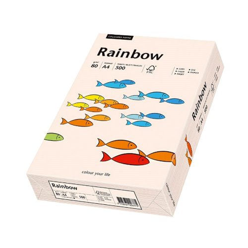 Másolópapír, színes, A4, 80g. Rainbow® 500ív/csomag, 03 vajszínű