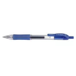   Zseléstoll 0,5mm, kék test, Zebra Sarasa Retractable, írásszín kék