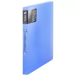   Gyűrűskönyv A4, 2 gyűrűs 2cm gerinc PP, Karton P+P Opaline kék