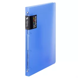   Gyűrűskönyv A4, 4 gyűrűs 2cm gerinc PP, Karton P+P Opaline kék