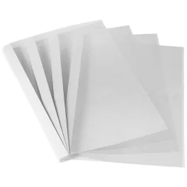   Hőkötő borító, A4, 6mm, 46-60lap, Fellowes® Standard, 100 db/csomag, fehér