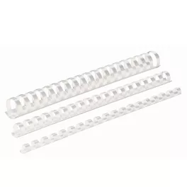   Spirál műanyag, 10mm, 41-55lap, 100 db/doboz, Fellowes® fehér
