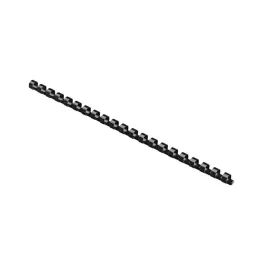   Spirál műanyag, 12mm, 56-80lap, 100 db/doboz, Fellowes® fekete